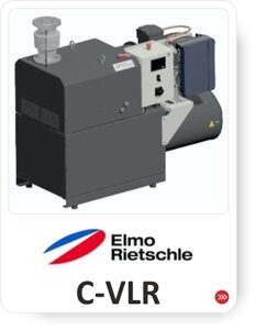 Когтевые вакуумные насосы VLR301, VLR401 и VLR1000 доступны в исполнении со встроенным частотным преобразователем