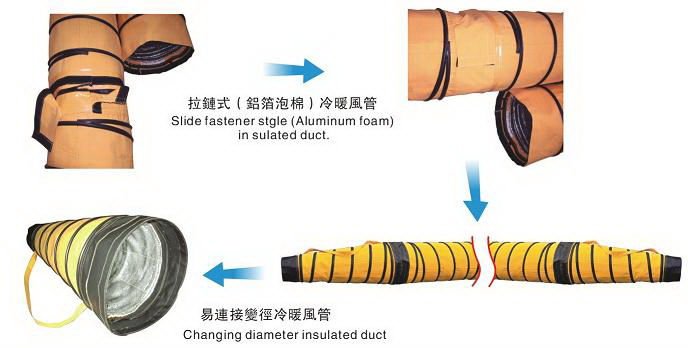 reducer aircraft ground air conditioning duct